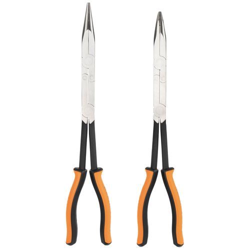 Main product image of 13" Long Reach Needle Nose & Bent Nose Pliers Set (2 Pack)