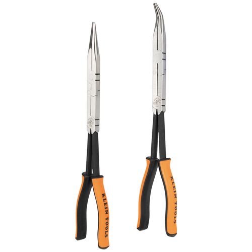 Main product image of 13" Long Reach Needle Nose & Bent Nose Pliers Set (2 Pack)