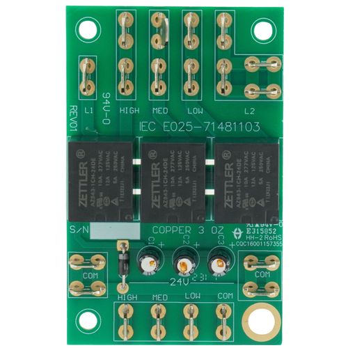 Main product image of Relay Board Spst X 3, 24V, 10A, 71481103