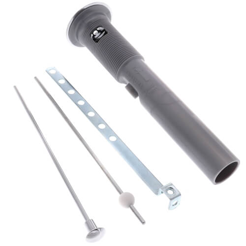 Main product image of 1-1/4" x 8-1/2" Plastic IdealLav Lavatory Drain and Grid Strainer (Chrome Plated)