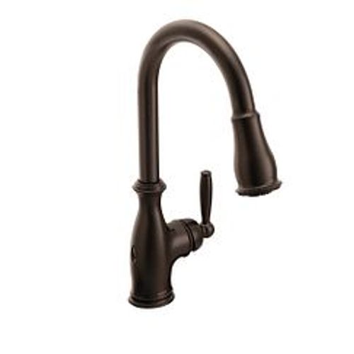 Main product image of Brantford MotionSense Wave Oil Rubbed Bronze 1 Handle Pulldown Kitchen Faucet, 7185EWORB