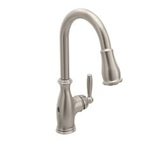 Main product image of Brantford MotionSense Wave SRS Spot Resist Stainless 1 Handle Pulldown Kitchen Faucet, 7185EWSRS