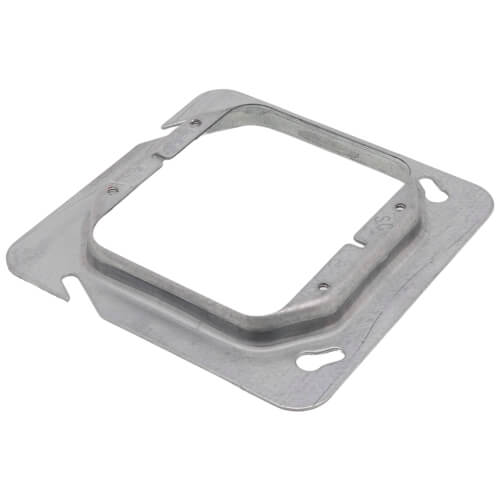 Main product image of 4-11/16" x 1/2" Raised Square 2-Gang Device Cover