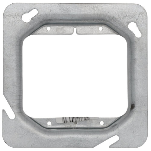 Main product image of 4-11/16" x 3/4" Raised Square 2-Gang Device Cover