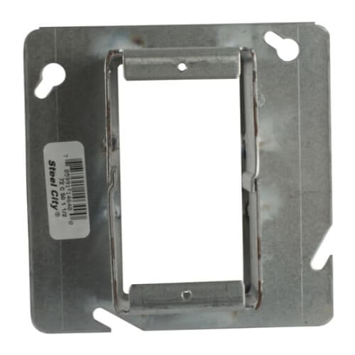 Main product image of 4-11/16" x 1-1/2" Raised Square Single Gang Wall Cover
