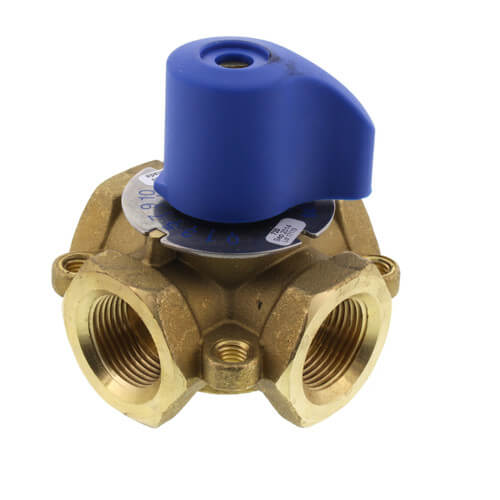 3/4" Brass 4-Way Mixing Valve
