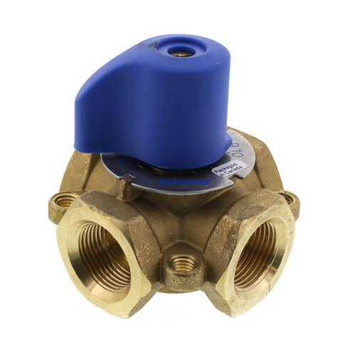 3/4" Brass 4-Way Mixing Valve