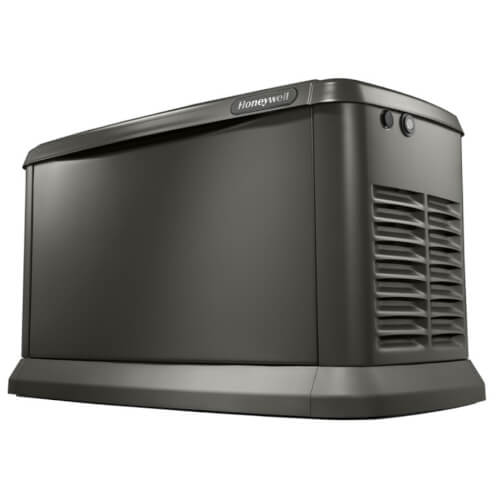 Main product image of Honeywell 22/19.5 kW Air-Cooled Standby Home Generator, Aluminum Enclosure, NG/LP (240V)