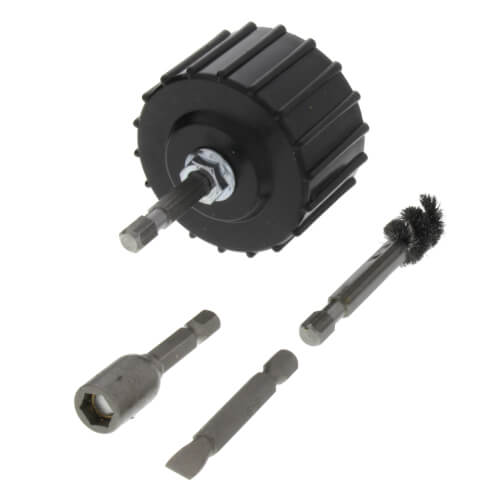 Main product image of Power Copper Brush and Accessory Plumbing Kit (3/8", 1/2", 3/4", 1")