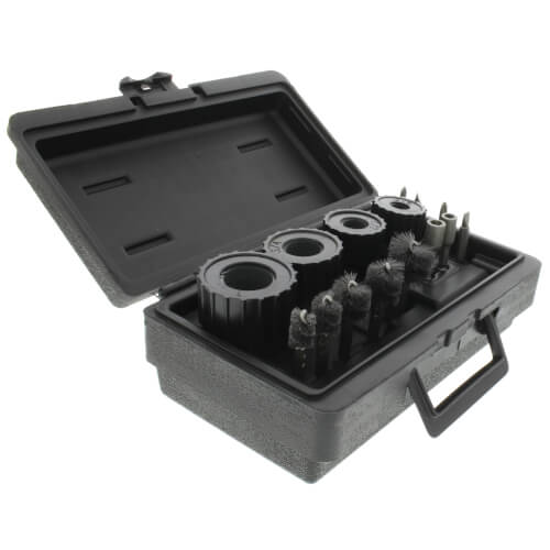 Main product image of Power Copper Brush and Accessory Plumbing Kit (3/8", 1/2", 3/4", 1")