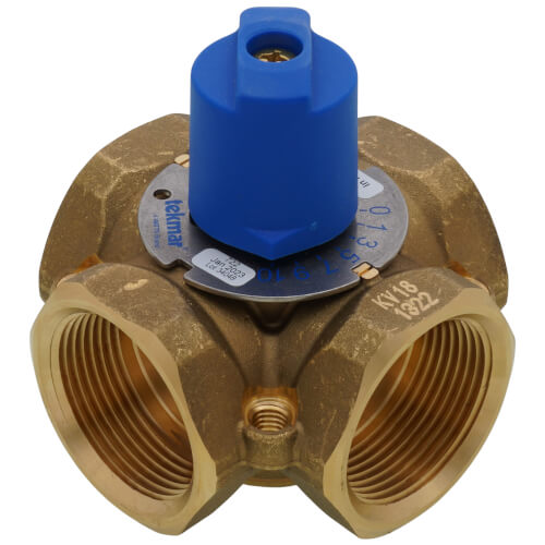1-1/4" Brass 4-Way Mixing Valve