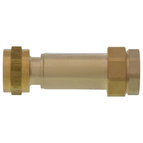 Main product image of 1" Female Meter Thread Inlet x Union FNPT Outlet Dual Check Valve Backflow Preventer, LF7R10-U2 (Lead Free)