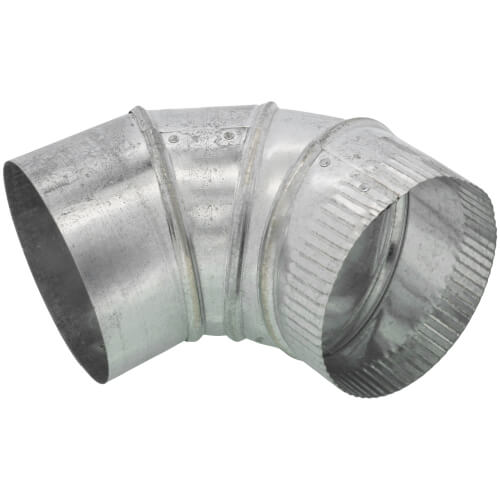 5" Galvanized Adjustable Elbow - 30 Gauge (22.5° to 90°)