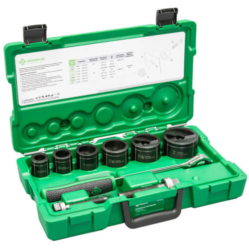 7238SB Greenlee 7238SB Knockout Punch and Die Set w/ 1" Ratchet