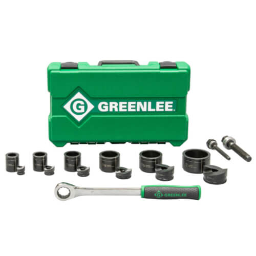 7238SB Greenlee 7238SB Knockout Punch and Die Set w/ 1" Ratchet