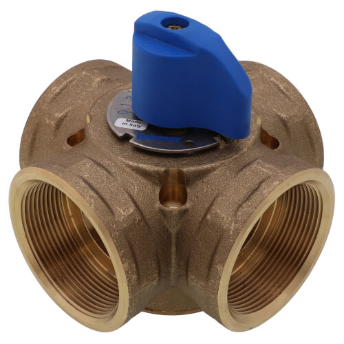 2" Brass 4-Way Mixing Valve