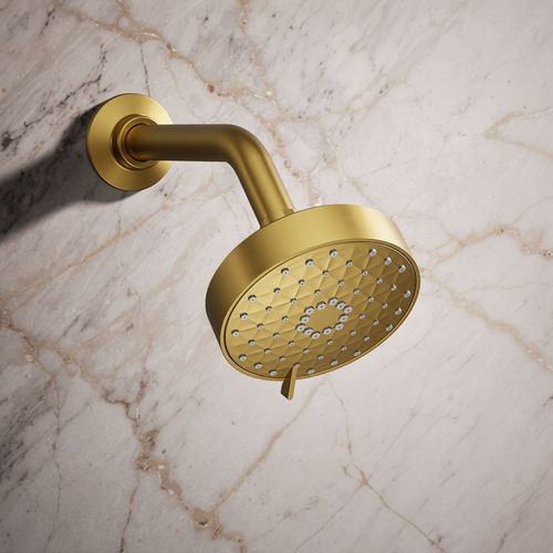 Main product image of Awaken G110 Multi-Function Showerhead, 1.75 GPM (Moderne Brass), K-72419-G-2MB