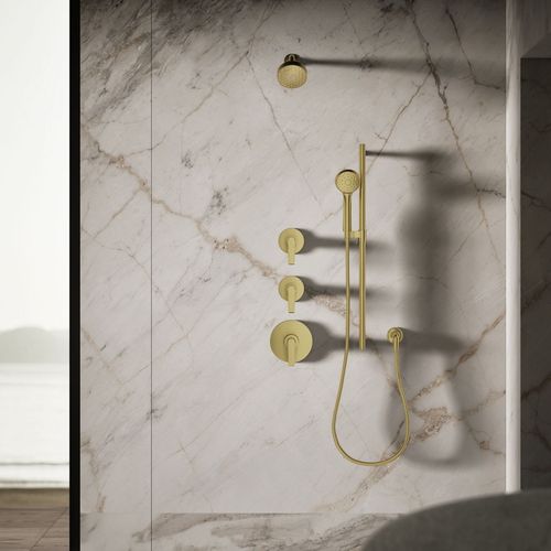 Main product image of Awaken G110 Multi-Function Showerhead, 1.75 GPM (Moderne Brass), K-72419-G-2MB