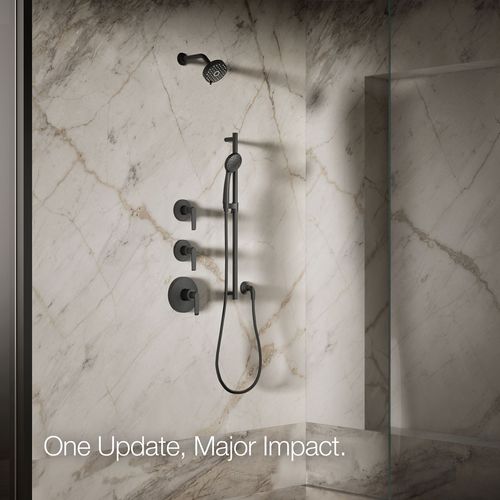 Main product image of Awaken G110 Multi-Function Showerhead, 1.75 GPM (Matte Black), K-72419-G-BL
