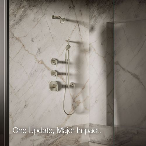 Main product image of Awaken B90 Single-Function Showerhead, 1.5 GPM (Brushed Nickel), K-72422-BN
