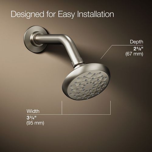 Main product image of Awaken B90 Single-Function Showerhead, 1.5 GPM (Brushed Nickel), K-72422-BN