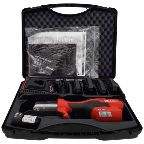 Main product image of RP 115 Mini Press Tool Kit with ProPress & PureFlow Jaws (1/2" and 3/4")