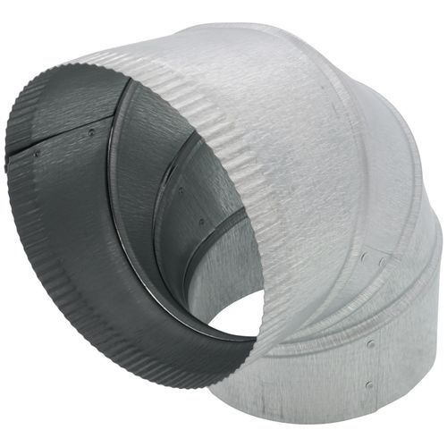 Main product image of 7" Galvanized Adjustable Elbow - 30 Gauge (22.5° to 90°)
