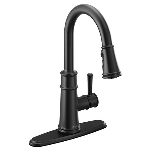 Main product image of Belfield 1 Handle Pulldown Kitchen Faucet, 1.5 GPM, 7260BL (Matte Black)