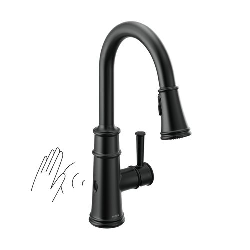 Main product image of Belfield 1 Handle Pulldown Kitchen Faucet, 1.5 GPM, 7260EWBL (Matte Black)