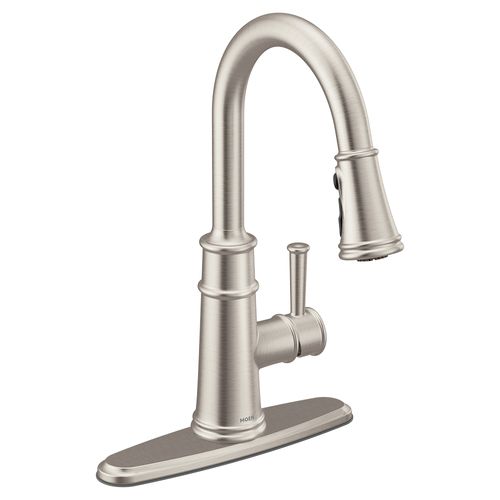 Main product image of Belfield Spot Resist Stainless 1 Handle Pulldown Kitchen Faucet, 7260SRS