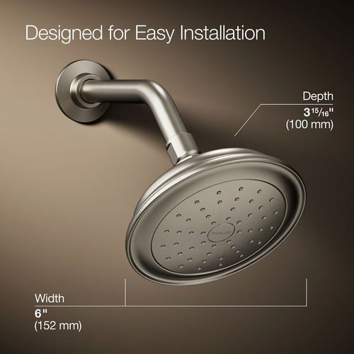 Main product image of Artifacts 2" Single-Function Showerhead, 2.5 GPM (Brushed Nickel), K-72773-BN