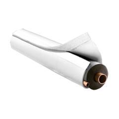 E-FLEX GUARD White Line Set Cover for 5/8" and 7/8" Tubing w/ 1/2" Wall Insulation (6 ft)