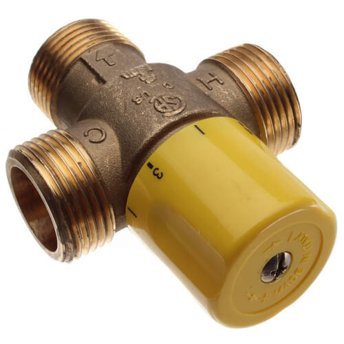 Main product image of 3/4" PEX Crimp Brass Thermostatic Mixing Valve (Lead Free)