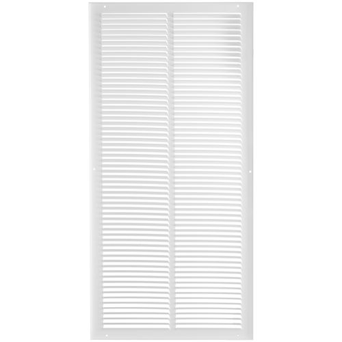 Main product image of 14" x 30" (Wall Opening Size) White Sidewall/Ceiling Return Air Grille (672 Series)