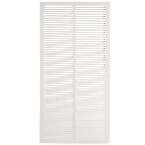 Main product image of 14" x 30" (Wall Opening Size) White Sidewall/Ceiling Return Air Grille (672 Series)