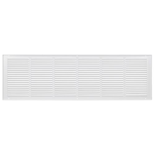 Main product image of 36" x 10" (Wall Opening Size) White Sidewall/Ceiling Return Air Grille (672 Series)