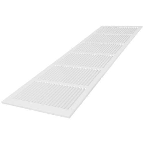 Main product image of 36" x 10" (Wall Opening Size) White Sidewall/Ceiling Return Air Grille (672 Series)