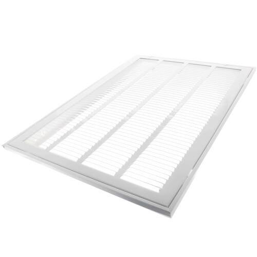 Main product image of 16" x 24" (Wall Opening Size) White Sidewall/Ceiling Return Air Filter Grille (673 Series)