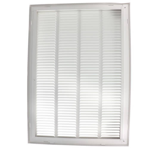 Main product image of 16" x 24" (Wall Opening Size) White Sidewall/Ceiling Return Air Filter Grille (673 Series)