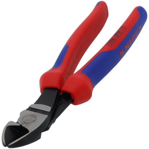 Main product image of 8" High Leverage Angled Diagonal Cutters w/ Comfort Grip Handle