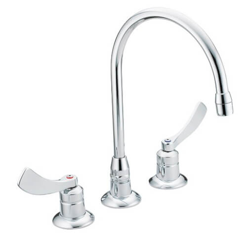 Chateau Single Handle Low Arc Kitchen Faucet (Chrome)