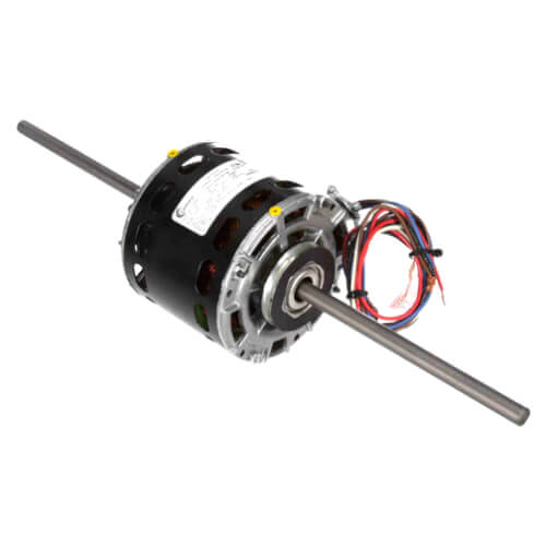 Main product image of 5" 4-Speed Double Shaft Fan/Blower Motor Less Base (120V, 1550 RPM, 1/6, 1/8, 1/10, 1/12 HP)