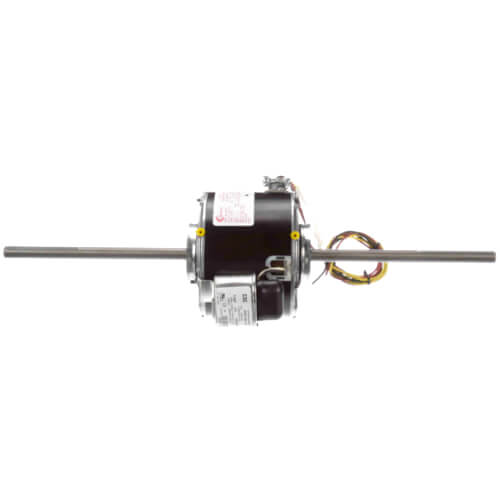 Main product image of 5" 2-Speed Double Shaft Fan/Blower Motor Less Base (208-230V, 1625 RPM, 1/4, 1/8 HP)
