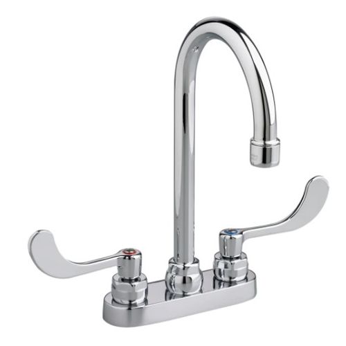 Main product image of Monterrey 4" Centerset Gooseneck Faucet w/ Wrist Blade Handles 0.35 gpm/1.3 Lpm (Chrome), 7500174.002