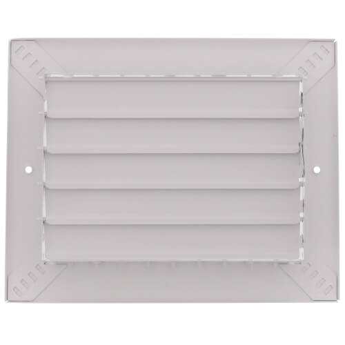 Main product image of 8" x 6" (Wall Opening Size) White Commercial Supply Register (821 Series)
