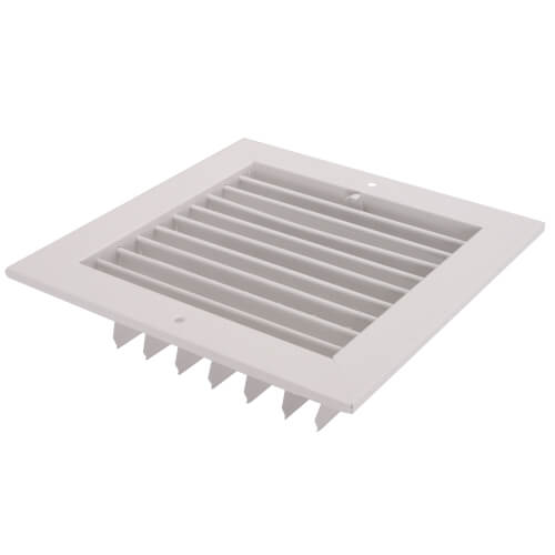 Main product image of 8" x 8" (Wall Opening Size) White Commercial Supply Register (821 Series)