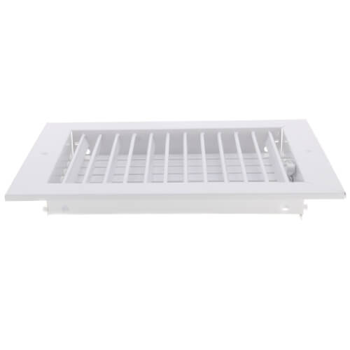 Main product image of 10" x 8" (Wall Opening Size) White Commercial Supply Register (821 Series)