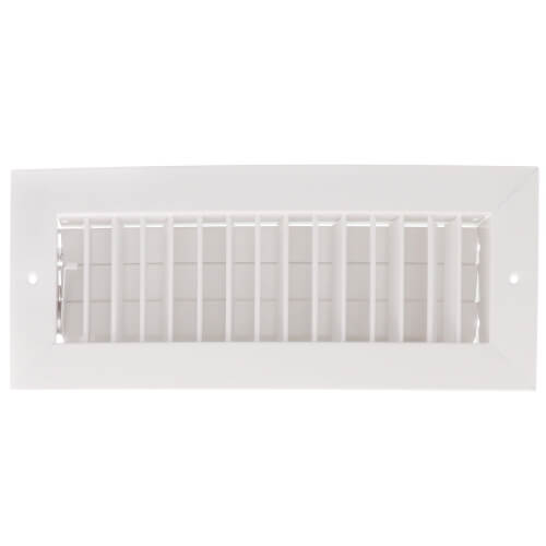 Main product image of 12" x 4" (Wall Opening Size) White Commercial Supply Register (821 Series)