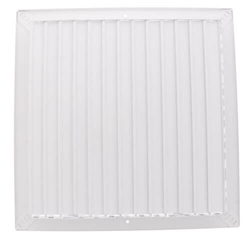 Main product image of 12" x 10" (Wall Opening Size) White Commercial Supply Register (821 Series)