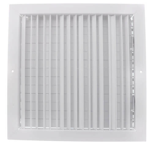 Main product image of 12" x 10" (Wall Opening Size) White Commercial Supply Register (821 Series)